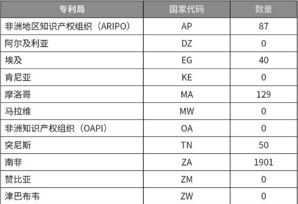 源自中國(guó)的非洲專利申請(qǐng)狀況