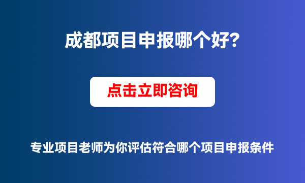 成都項目申報