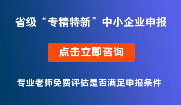 專精特新中小企業(yè)申報(bào)