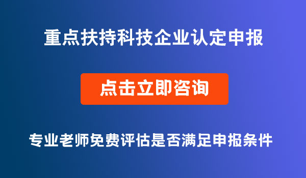 重點(diǎn)扶持科技企業(yè)認(rèn)定