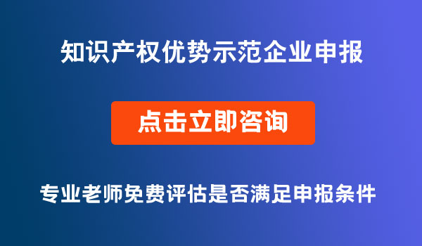 知識(shí)產(chǎn)權(quán)優(yōu)勢(shì)示范企業(yè)申報(bào)