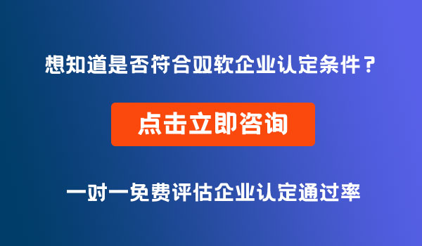 雙軟企業(yè)認(rèn)定